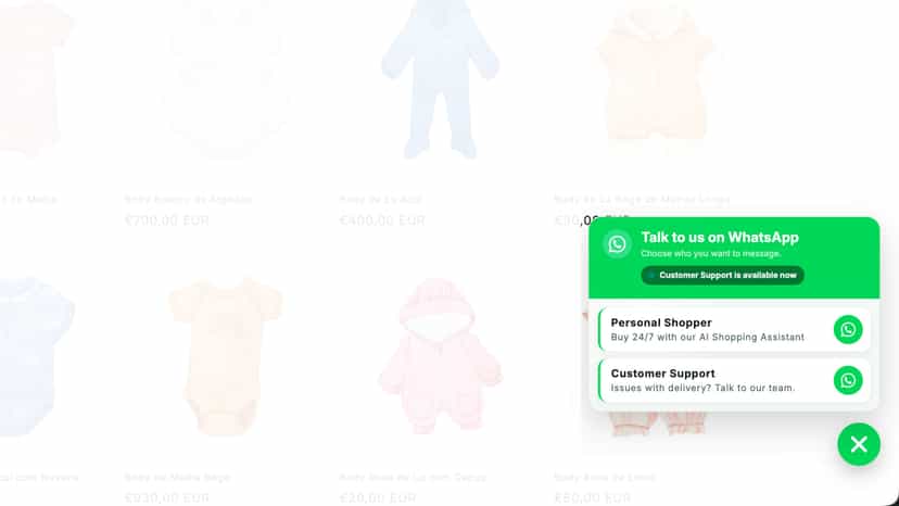 WhatsApp Widget Open | Available