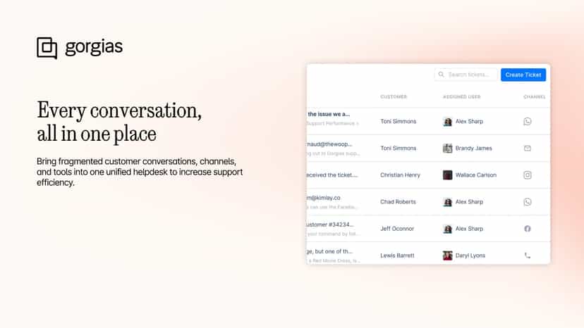 Every conversation in one place