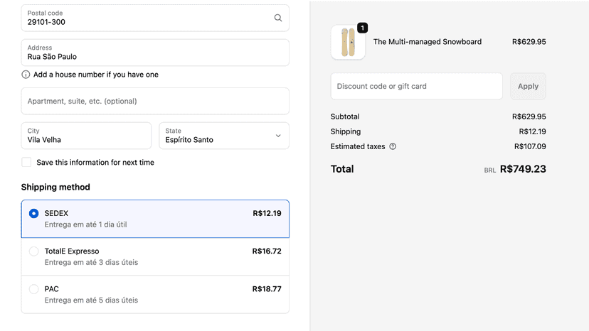 cota-frete-shopify-checkout