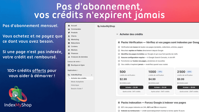 Pas d'abonnement. Vous ne payez que ce dont vous avez besoin.