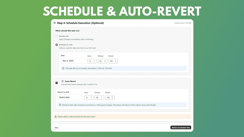bulk product edit automation variant fields