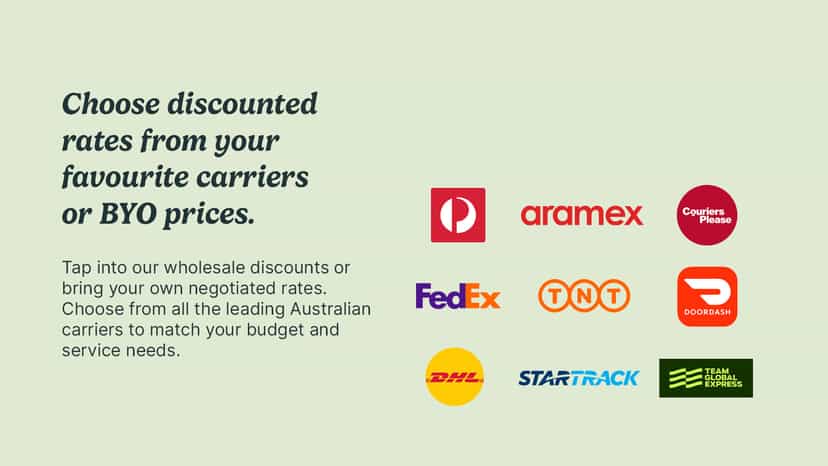 Discounted courier rates