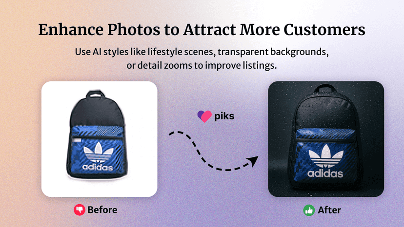 AI images, banners & videos for product ads