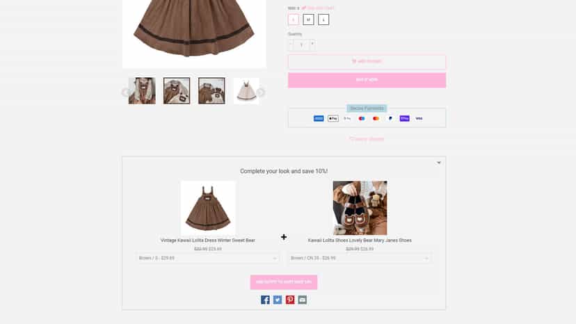 Frontend Product Page