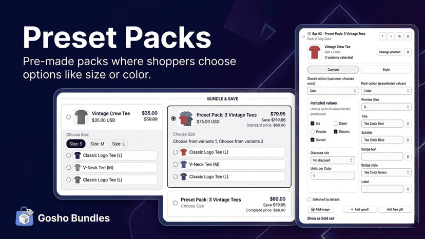Preset Packs