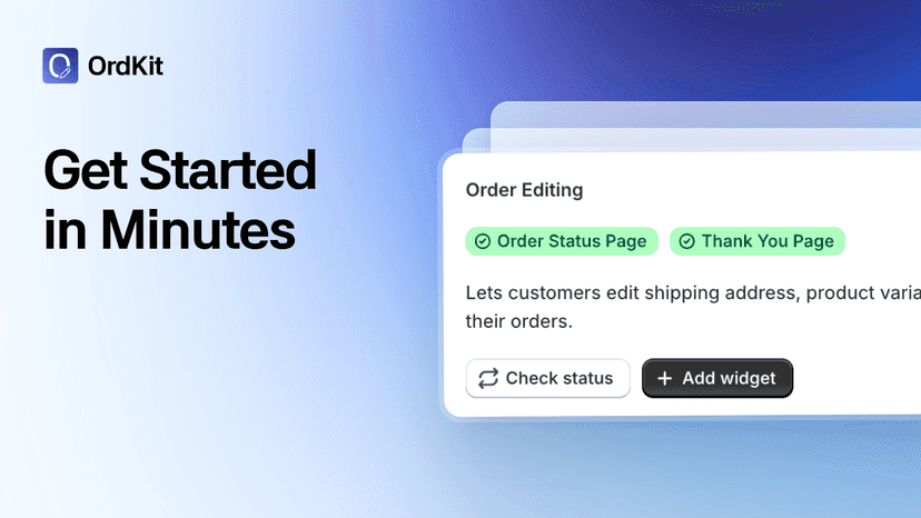 Get started in minutes