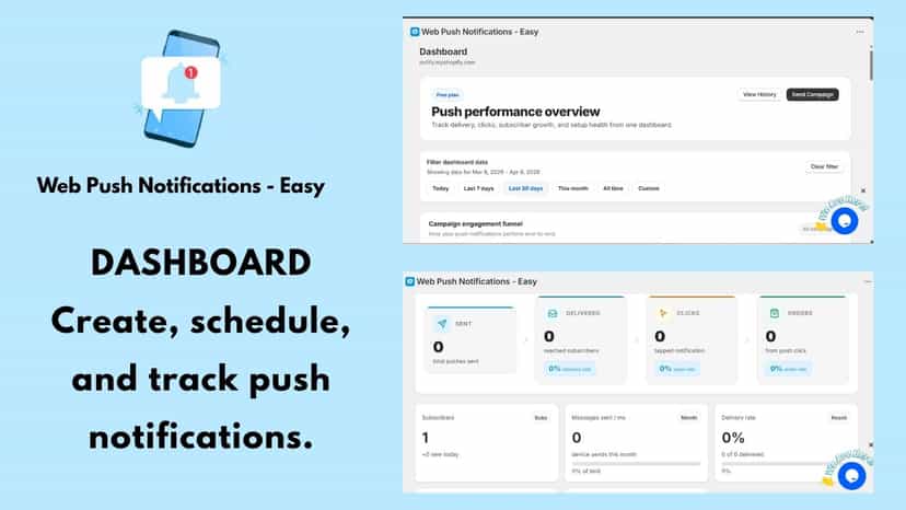 web push notification popup