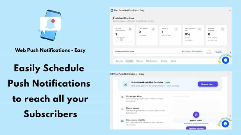 web push notification subscribers
