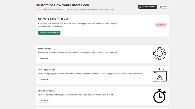 Edit settings of STC Frontend Widgets