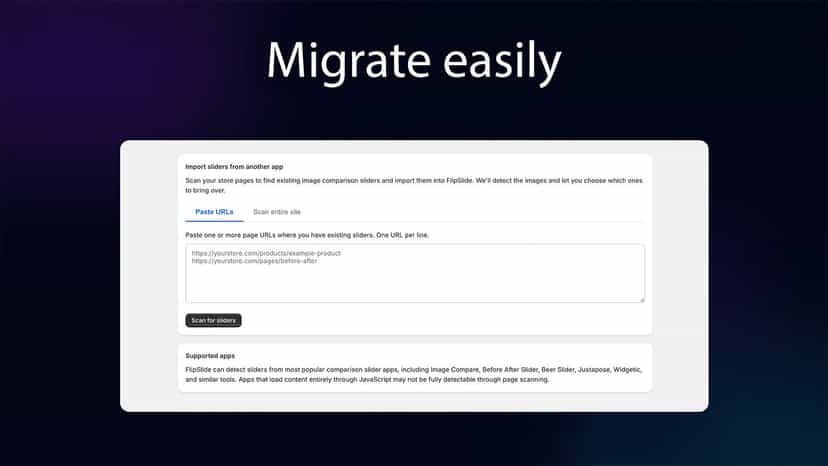 migrate fast