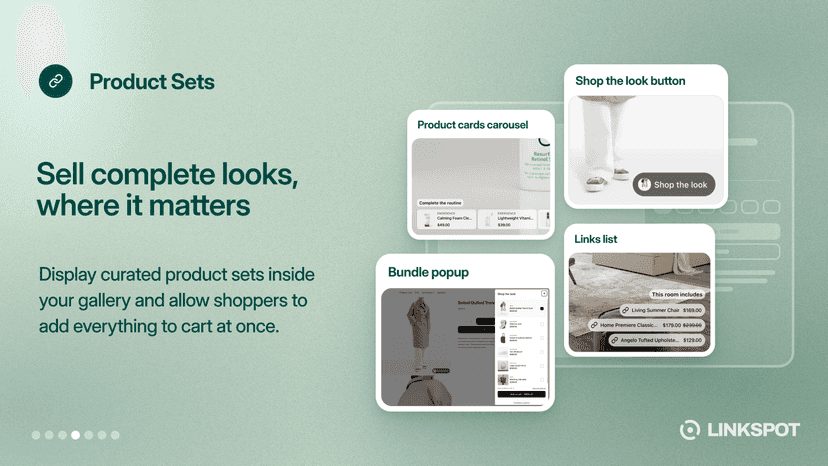 Sell complete looks, where it matters
