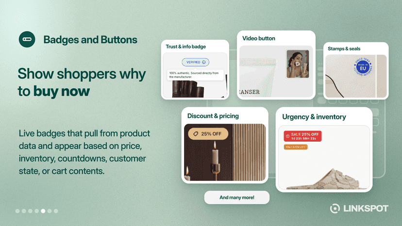 Show shoppers why to buy now