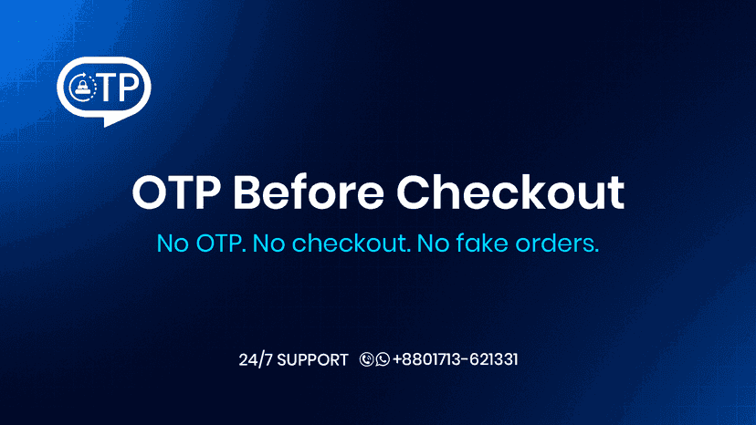 OTP before checkout