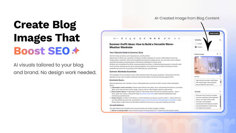 AI creates SEO-friendly blog images automatically