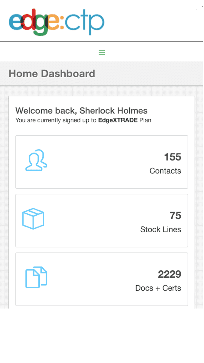 Contacts, Stock + Trading Documents on the move