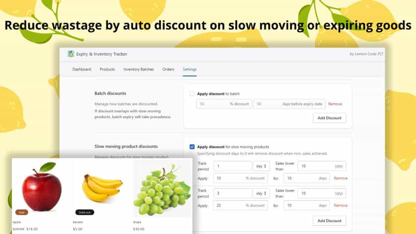 Discount Slow Moving Products