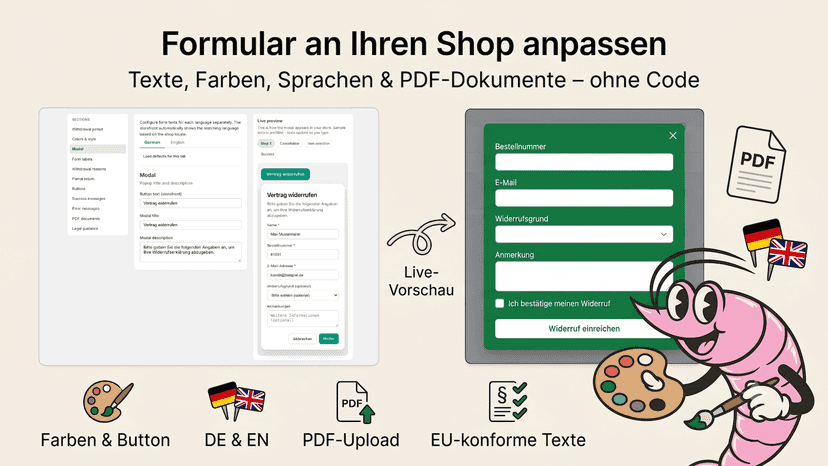 Alle Widerrufe auf einen Blick