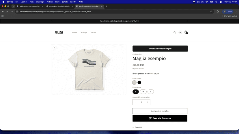 Prodotto Scontato Membri