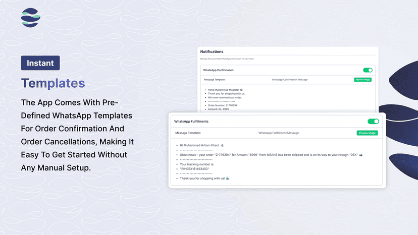 Notifications Templates