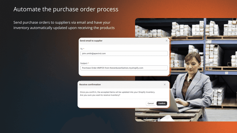 Automate purchase order process
