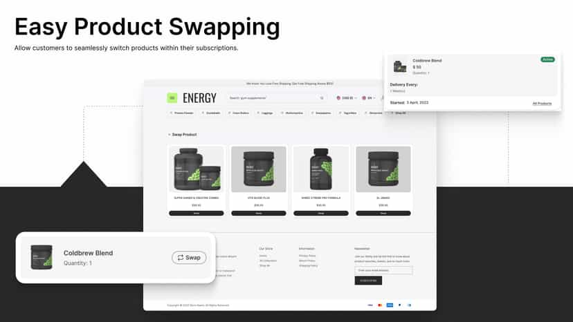 Easy Product Swapping