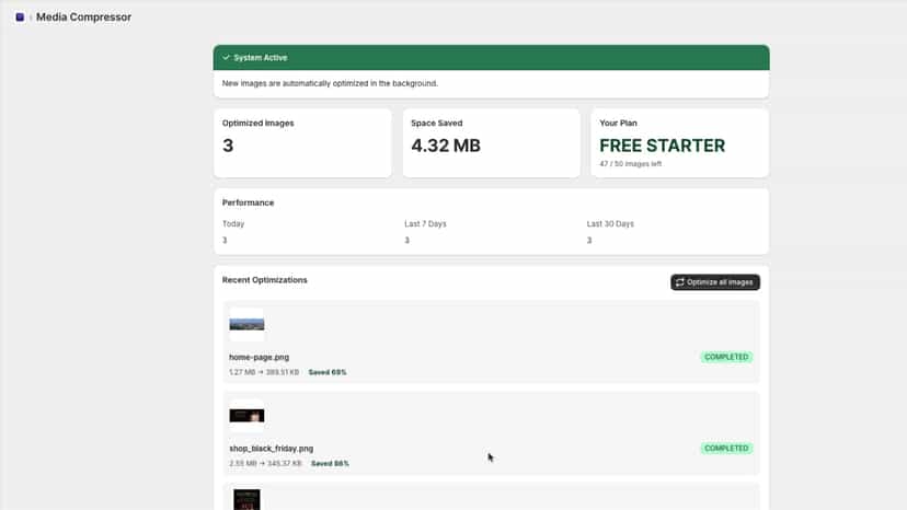 App Dashboard