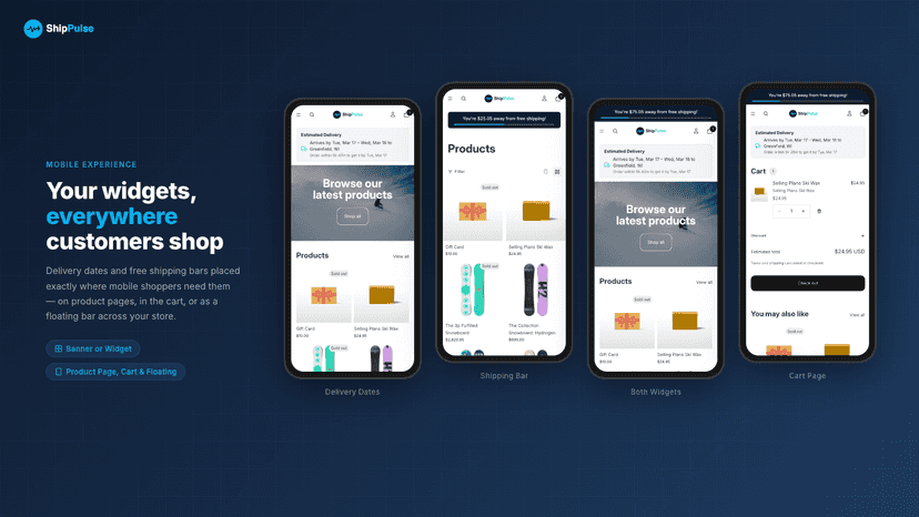 ShipPulse mobile experience