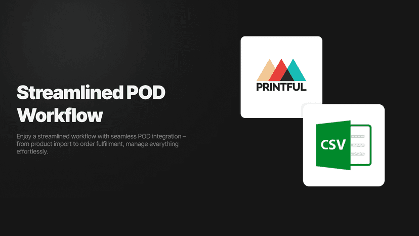 Enjoy a streamlined workflow with seamless POD integration