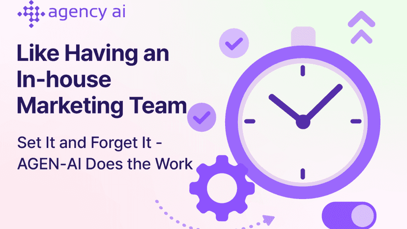 Agency AI featured media. Like having an in-house marketing team