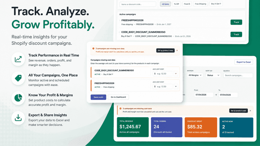 DiscTrack Discount Performance Tracker