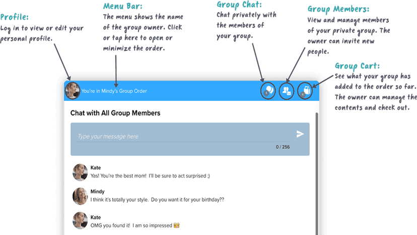 Social Chat diagram
