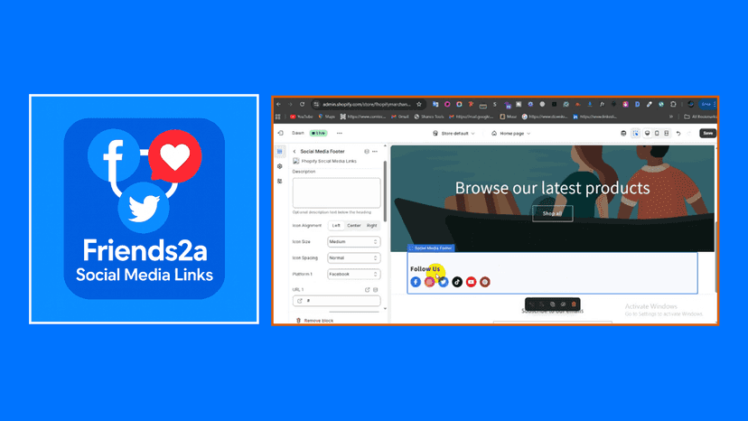 esponsive Social Media Buttons