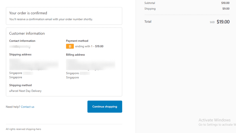 Shipping Methods from uParcel