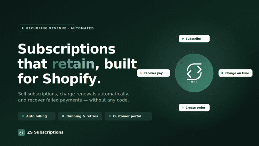 Feature image of ZS Subscriptions app