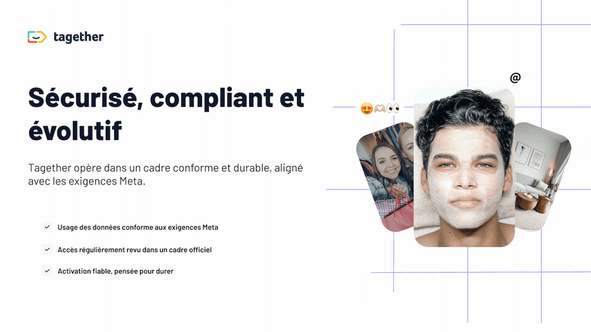Usage des données conforme et durable, reconnu par Meta