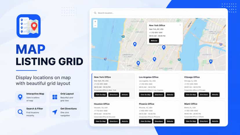 Manage locations, categories, and business information