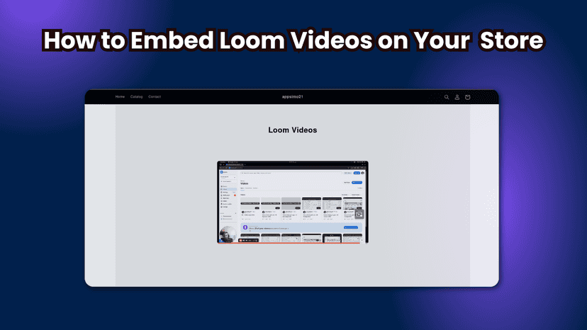 Embed Loom video