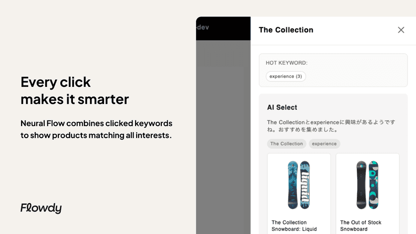 Every click makes it smarter