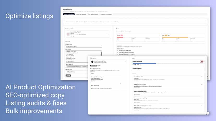 AI product optimization with SEO audit and fixes