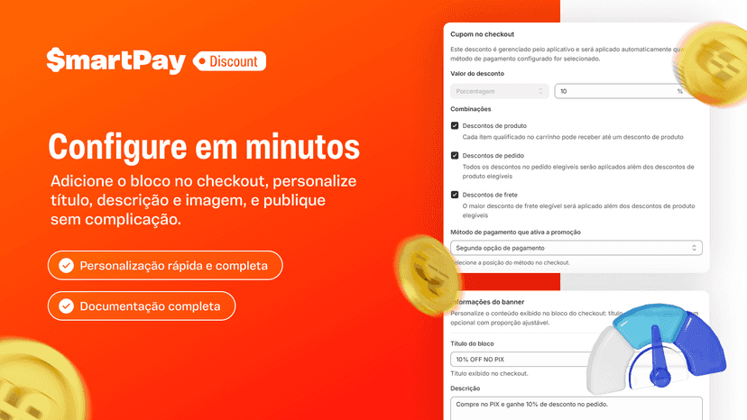 Configure em minutos