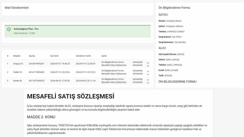 Mail Bildirim