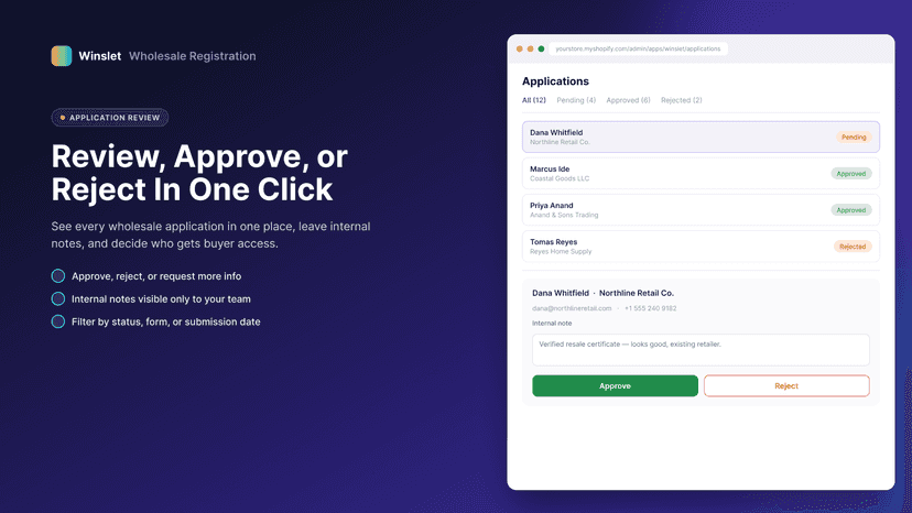 Review, Approve, or Reject In One Click