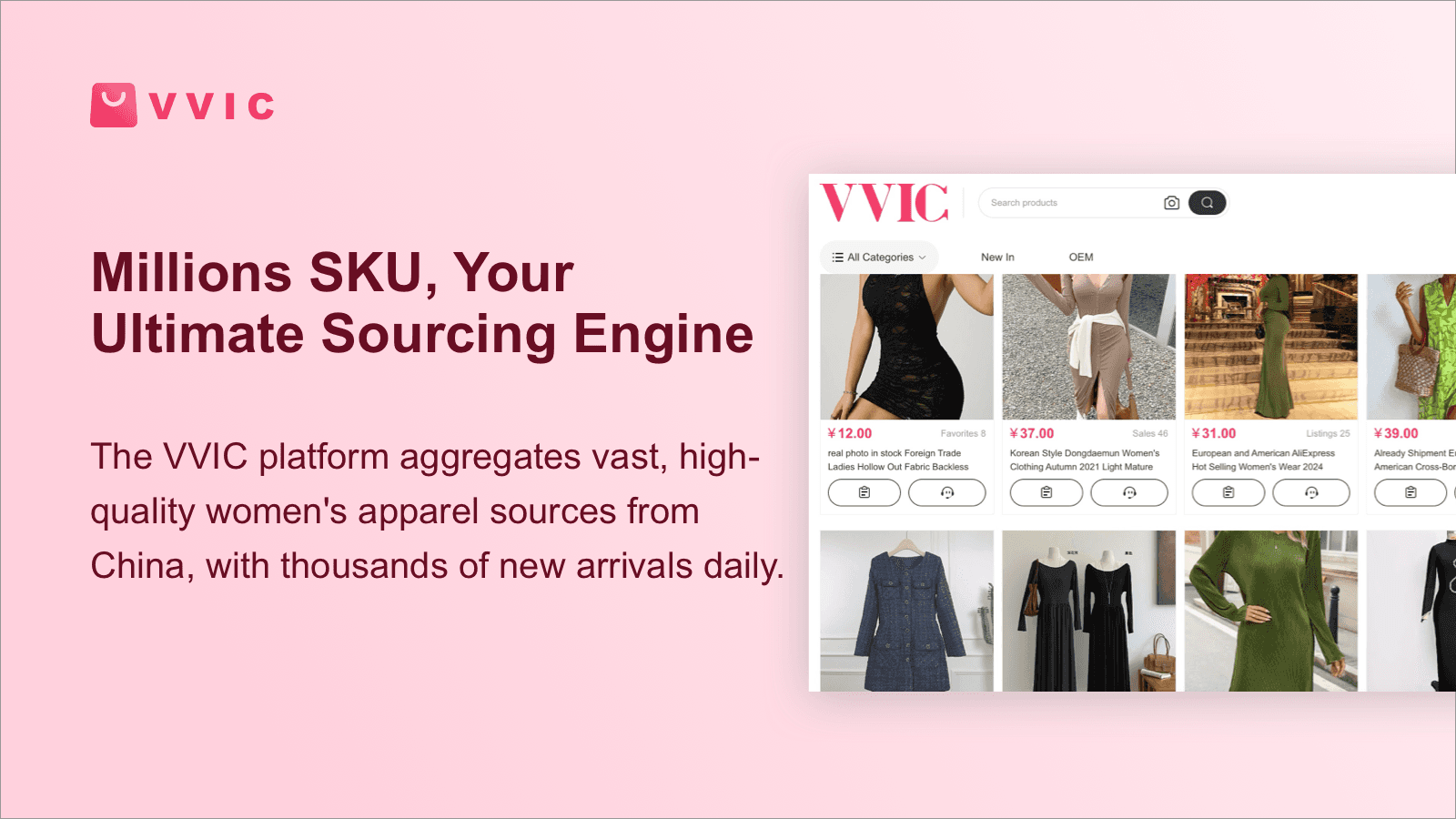 Millions SKU, Your Ultimate Sourcing Engine