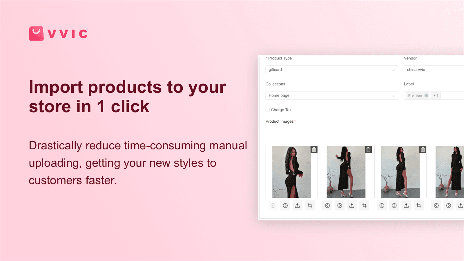 Import products to your store in 1 click