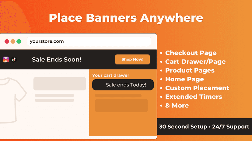 Announcement Banners for your Store