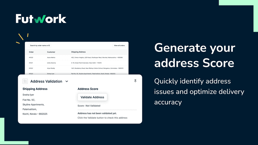 Quickly identify address issues and optimise delivery accuracy