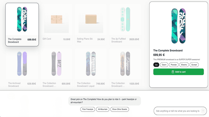 Product card