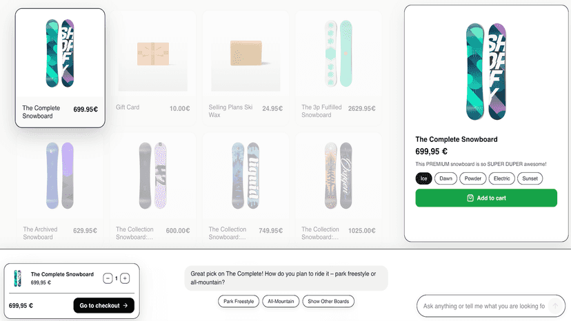Smart Store in action