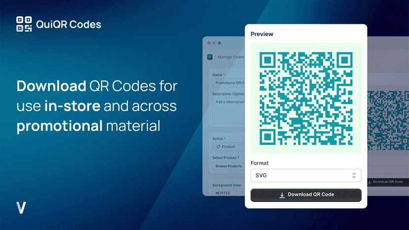 Download QR Codes for in-store and across promotional material