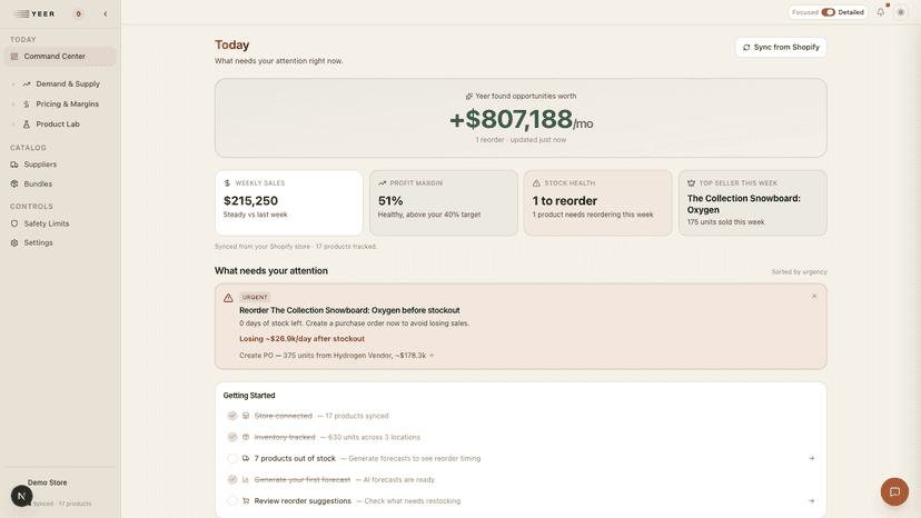AI runs your Shopify operations